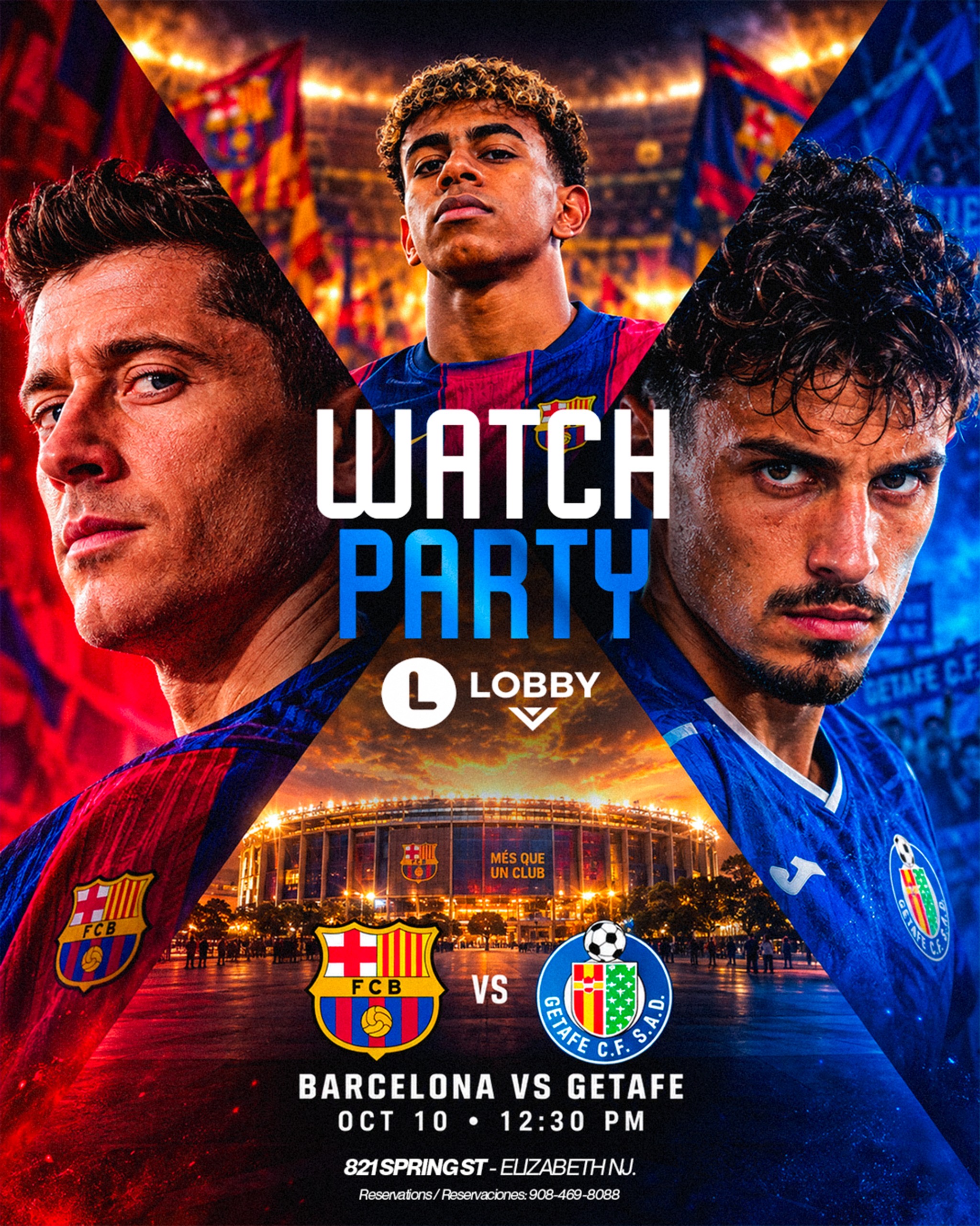Watch Party: Barcelona vs Getafe