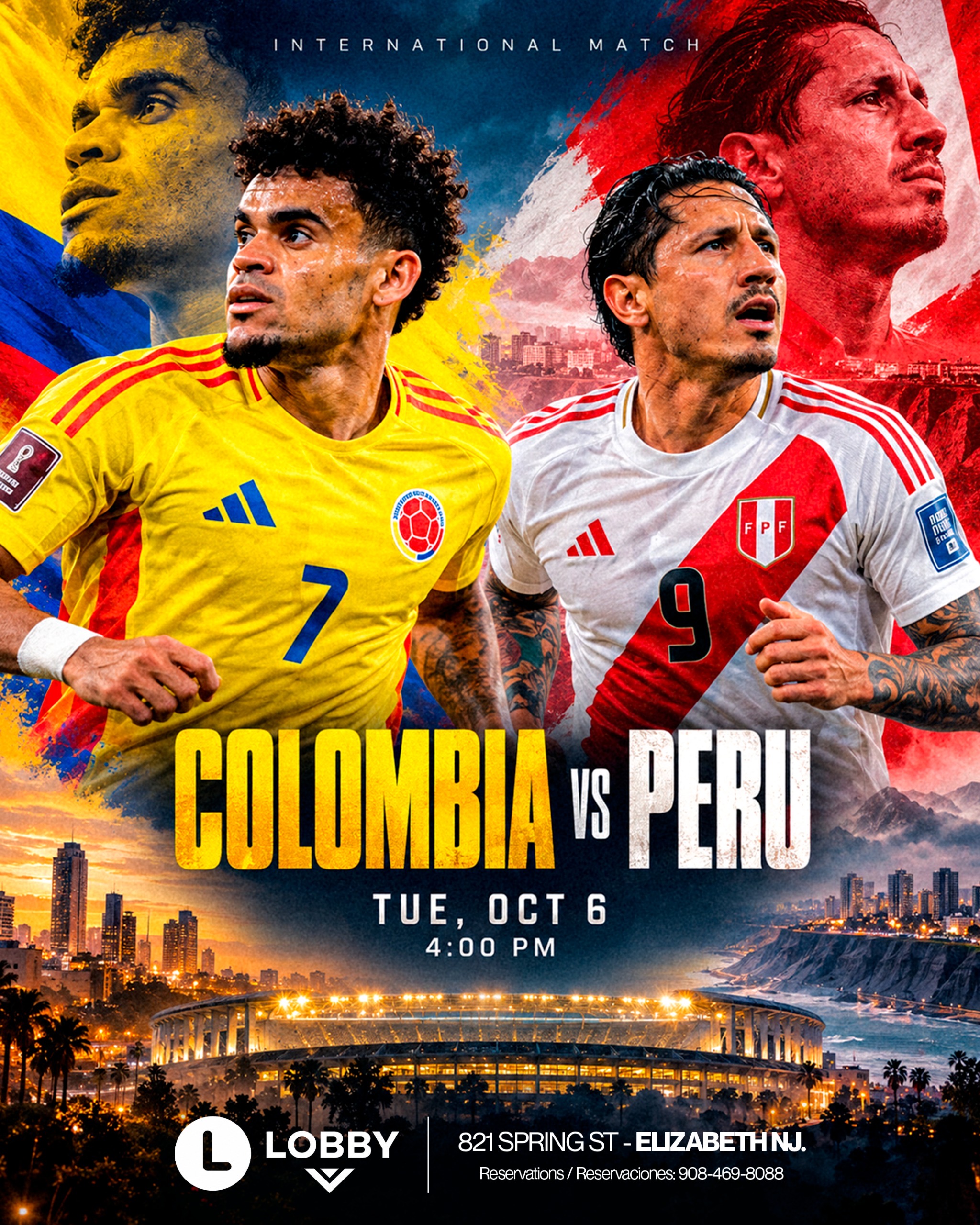 Watch Party: Colombia vs Peru